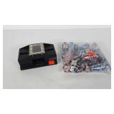 World Poker Tour chips and automatic card