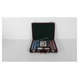 World Poker Tour poker set with wooden case