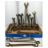 Flat of wrenches assorted sizes