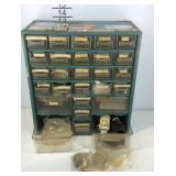 Hardware storage organizer with some misc