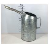 Plews Galvanized Measure Can with Flexible Spout