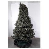 Artificial Christmas Tree with lights but one