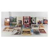 Books, cook books, crafting, Country Home, etc.