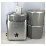 Cuisinart frozen yogurt and ice cream maker,