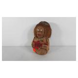 Carved coconut Monkey 10" tall