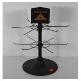 Mohan rotating three tiered display rack, 18"