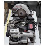 4 Electric Power Tools Group, sander, 2 drills,