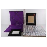 Picture frames and wall decor (some pieces have