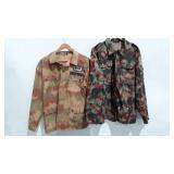 Two camo shirts, Wulfgar Tactical, Ranger, etc.,