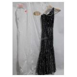 Off the shoulder fancy dress, size 10 with