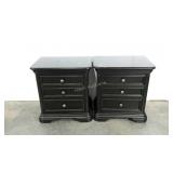 Pair of nightstands, 27 x 19 x 29