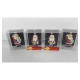 Four Fabulous Home Holiday hand crafted glass