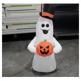 Inflatable Halloween yard decor, ghost with