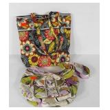 Two Vera Bradley purses, gently used condition