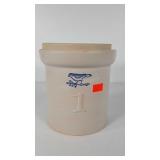 Burley Clay Product bird design one gallon crock