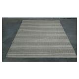 Indoor/outdoor area rug, needs cleaned, 62 x 80