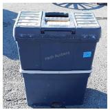 Master Craft 2 section Stackable Roller Tool Box,