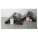 Cloths Hangers, 2pks unused, black plastic
