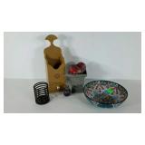 Home decor group, wall picket, bowl, small