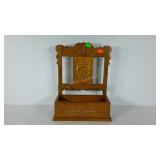 Decorative wall mount storage cubby, 13 x 7 x 17