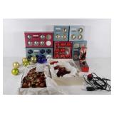 Christmas decor, ornaments (not complete sets),
