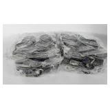 Six pairs of NFL Eagles flip-flops, unopened,