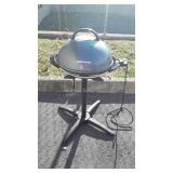 George Foreman 16" Electric Grill, pedestal stand