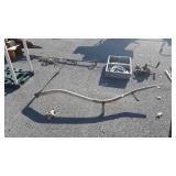 Antique Mowing Scythe, farm tool for mowing