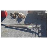 2 Pitch Forks, one 4 tine, one 5 tines,