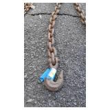 12ft Log Chain one hook only, 3/8" links