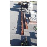 3 Window Valance Toppers, early pine made with