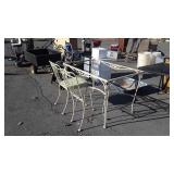 3pc Wrought Iron Outdoor Furniture frame only