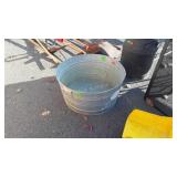 Galvanized Washtub, 22" dia.