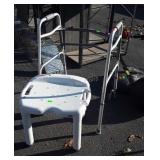 2 Handicap Accessories, aluminum Walker, poly