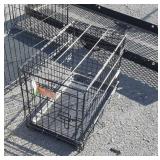 Folding Wire Pet Cage, 13x22x16" high, nice