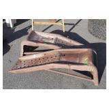 Set of Metal Car Ramps, older heavy duty made