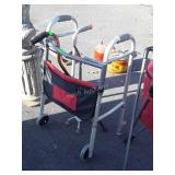 3pc Handicap Accessories lot. Walker, 2 Canes,