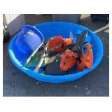 Tools and Toys lot. Kiddie plastic Pool, Sterlite