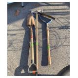 3pc-Tools, Trench shovel, grass whip, drywall