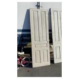 Wood Door, 30wx91" tall, 1" thick, chippy