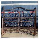 Metal Bed Parts, headboard and footboard, missing