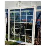 House Window, vynil frame, one glass but with the