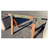 Single Saw Horse Stand, 2x4 board made