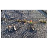 Pair of vintage Wire Bicycle Side Baskets, with