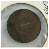 1949 British half penny