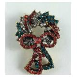 Christmas theme multi co,or Austrian crystal and