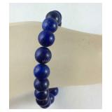 Lapis lazuli bead stretch bracelet