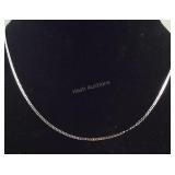 30in Italian Sterling silver cable link chain