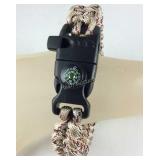 Field survival multi function paracord bracelet