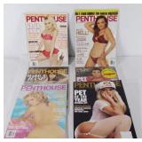6 penthouse magazines